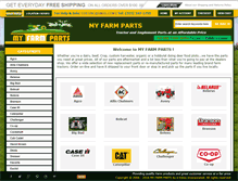 Tablet Screenshot of myfarmparts.com